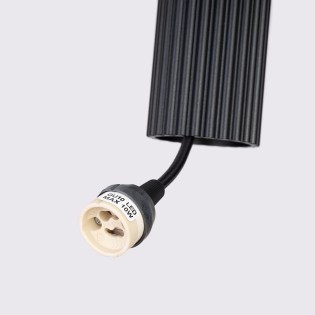 Lámpara colgante Moto negro, 3 luces