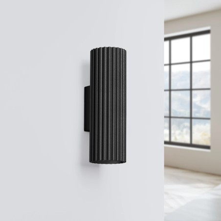 Aplique de pared Moto negro 20