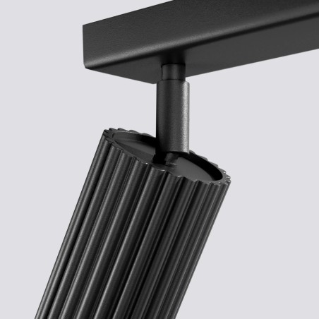 Regleta Moto negro, 3 luces