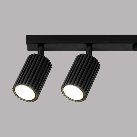 Regleta Moto negro, 6 luces