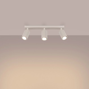 Regleta Moto beige, 3 luces