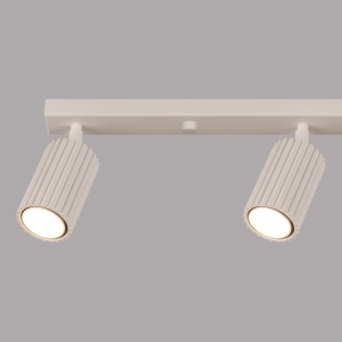 Regleta Moto beige, 4 luces