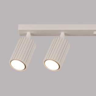 Regleta Moto beige, 6 luces
