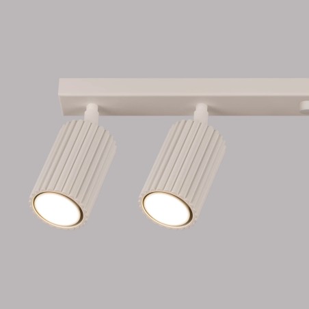 Regleta Moto beige, 6 luces