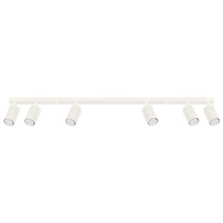 Regleta Moto beige, 6 luces