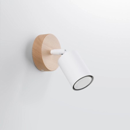Aplique de pared Elluae blanco