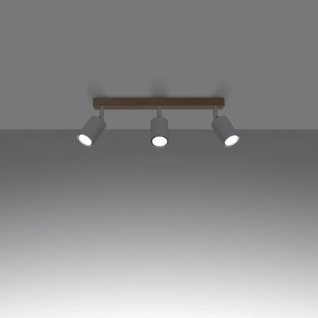 Regleta Elluae blanco, 3 luces