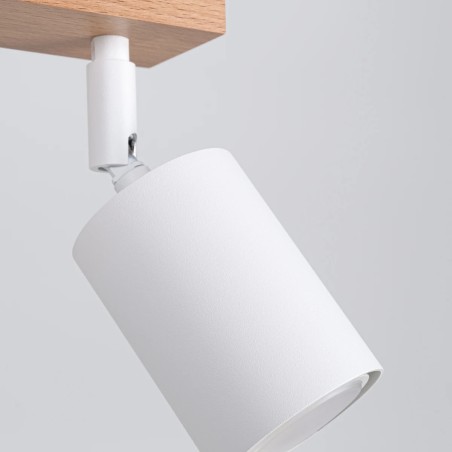 Regleta Elluae blanco, 3 luces