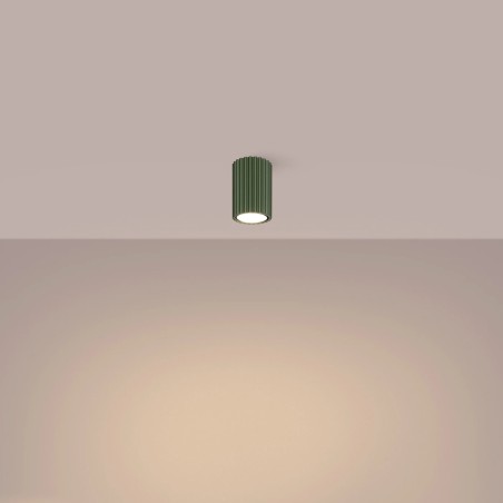 Foco de superficie Moto verde 10