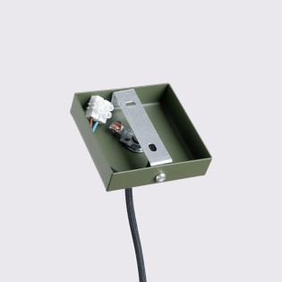 Lámpara colgante Moto verde, 1 luz