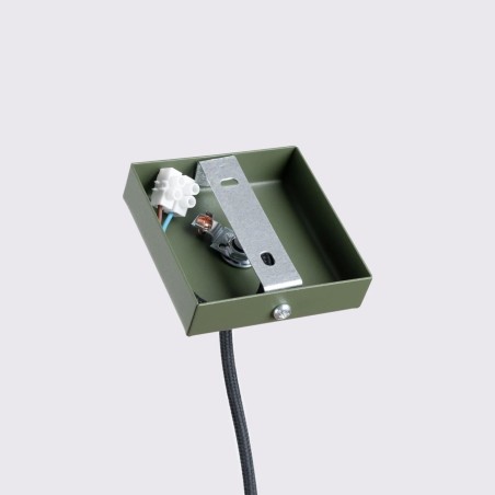 Lámpara colgante Moto verde, 1 luz