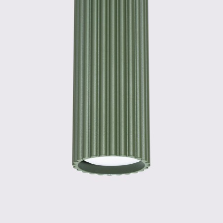 Lámpara colgante Moto verde, 1 luz
