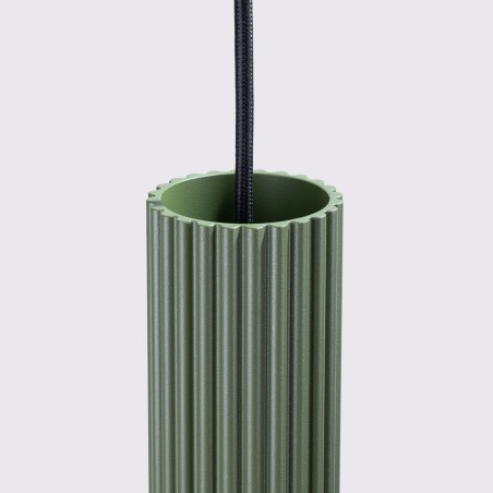 Lámpara colgante Moto verde, 1 luz