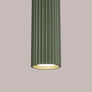 Lámpara colgante Moto verde, 1 luz
