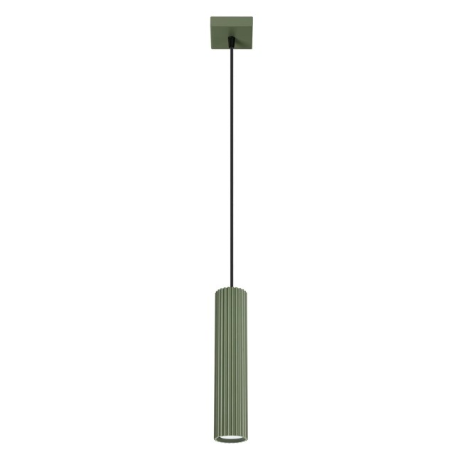 Lámpara colgante Moto verde, 1 luz