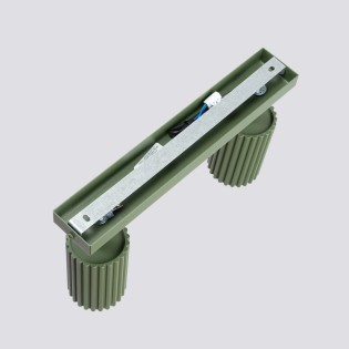 Regleta Moto verde, 2 luces