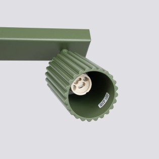 Regleta Moto verde, 2 luces