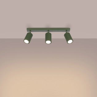 Regleta Moto verde, 3 luces