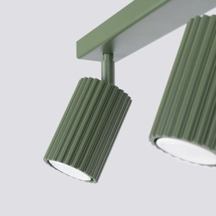 Regleta Moto verde, 3 luces