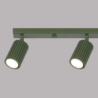 Regleta Moto verde, 4 luces