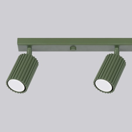 Regleta Moto verde, 4 luces