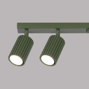 Regleta Moto verde, 6 luces