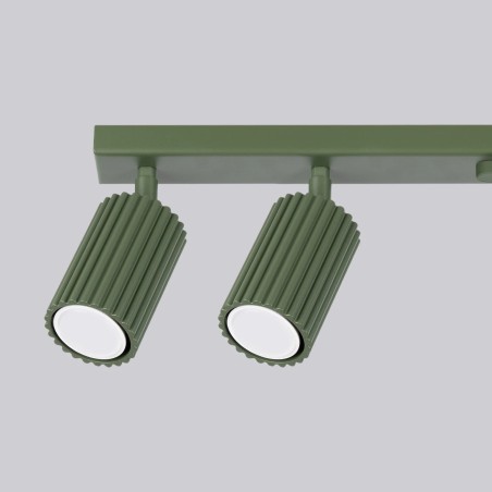 Regleta Moto verde, 6 luces