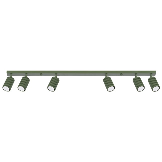Regleta Moto verde, 6 luces
