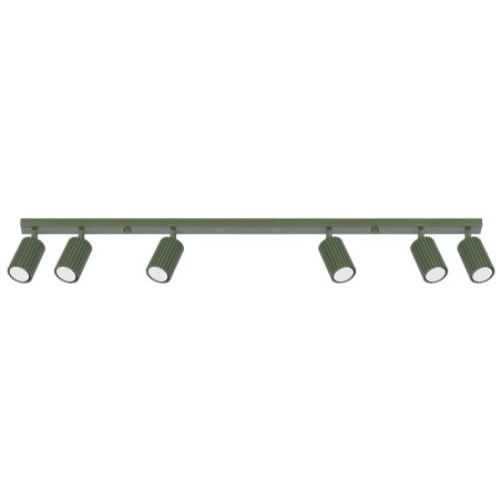 Regleta Moto verde, 6 luces