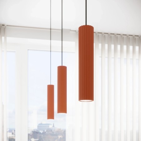 Lámpara colgante Moto rojo, 1 luz