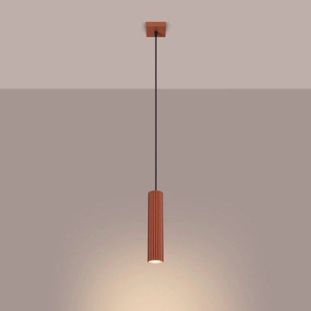 Lámpara colgante Moto rojo, 1 luz