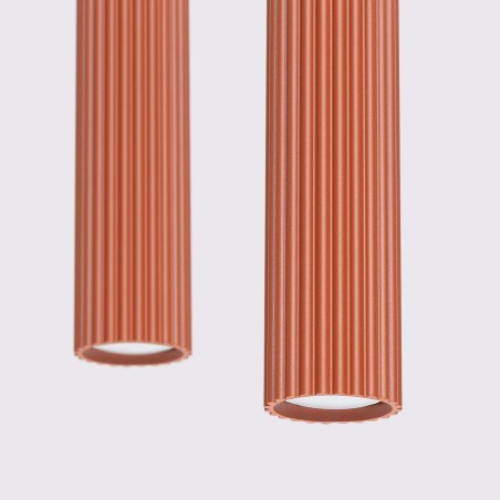 Lámpara colgante Moto rojo, 2 luces