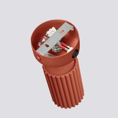 Aplique de pared Moto, rojo con interruptor