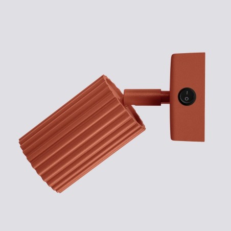 Aplique de pared Moto, rojo con interruptor