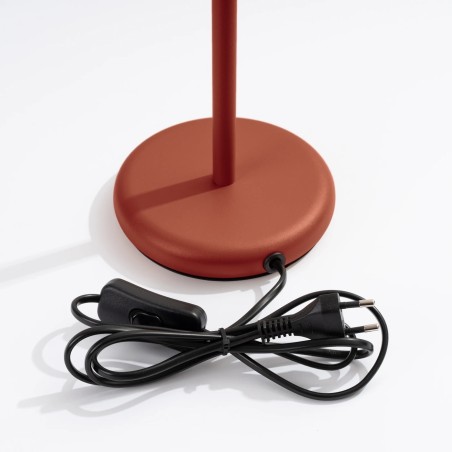 Lámpara de mesa Moto rojo