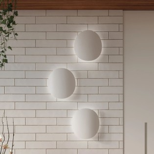Aplique de pared Nain blanco
