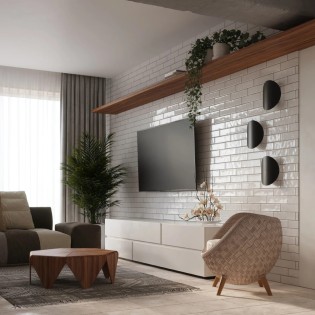 Aplique de pared Nain negro