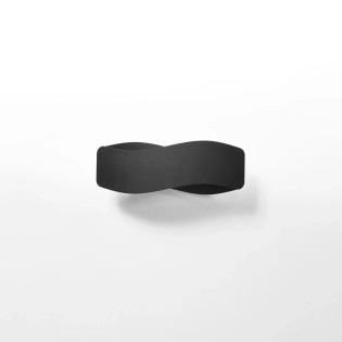 Aplique de pared Arsa negro 40
