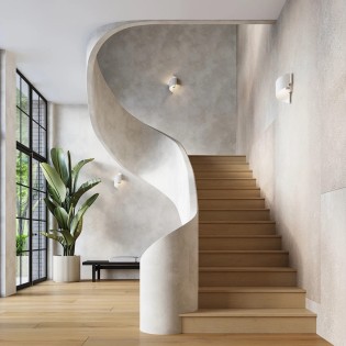 Aplique de pared Niri blanco