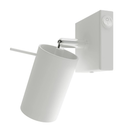Aplique de pared Vinivi blanco con interruptor