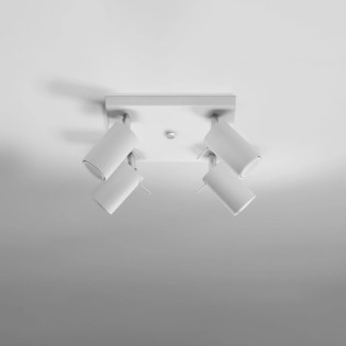 Plafón Vinivi blanco, 4 luces