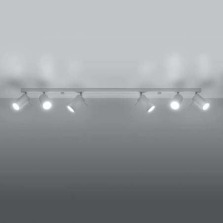 Regleta Vinivi blanco, 6 luces