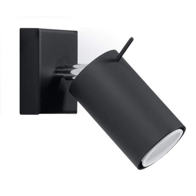 Aplique de pared Vinivi negro