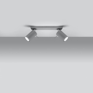 Regleta Vinivi gris, 2 luces