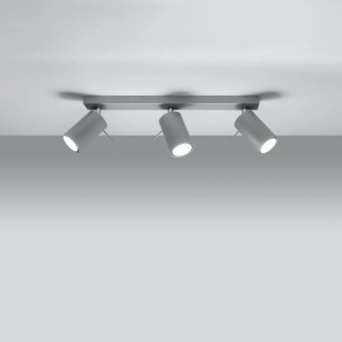 Regleta Vinivi gris, 3 luces