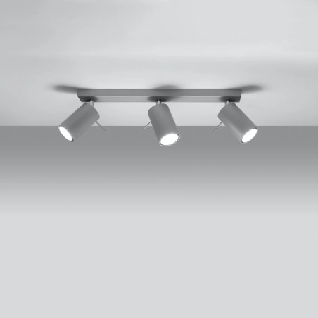 Regleta Vinivi gris, 3 luces