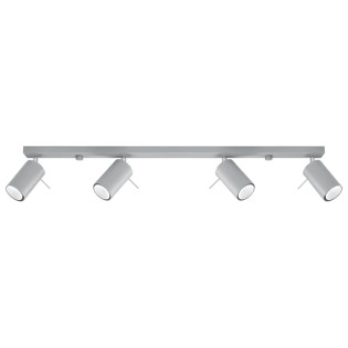 Regleta Vinivi gris, 4 luces