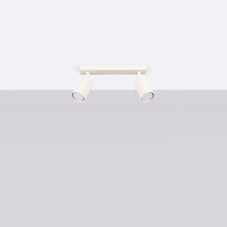 Regleta Vinivi beige, 2 luces