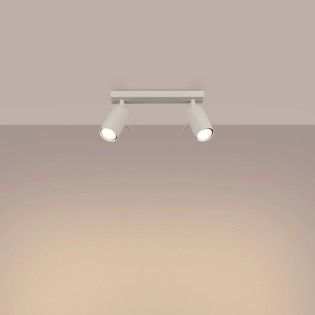 Regleta Vinivi beige, 2 luces