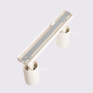 Regleta Vinivi beige, 2 luces